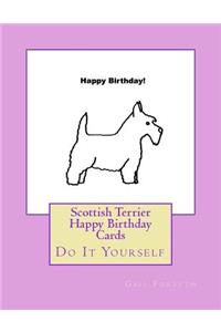 Scottish Terrier Happy Birthday Cards