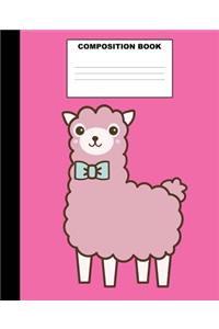 Llama Composition Book