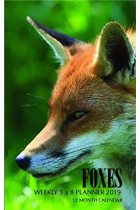 Foxes Weekly 5 X 8 Planner 2019