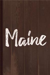 Maine Journal Notebook