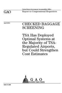 Checked baggage screening