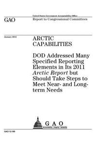 Arctic capabilities