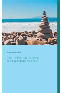 Les meilleures citations pour une paix intérieure