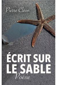 Écrit sur le sable