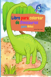 Libro para colorear de Dinosaurios para Niños