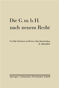 G.M.B.H. Nach Neuem Recht