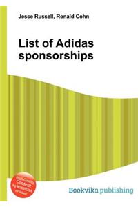 List of Adidas Sponsorships