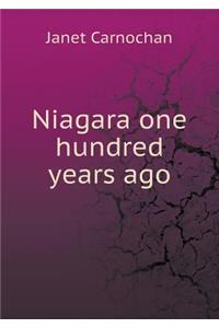 Niagara One Hundred Years Ago