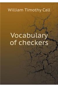 Vocabulary of Checkers