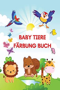 Baby Tiere Färbung Buch