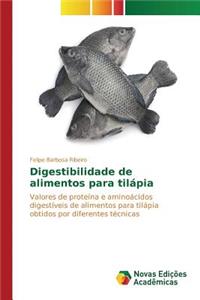 Digestibilidade de alimentos para tilápia