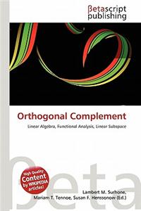 Orthogonal Complement