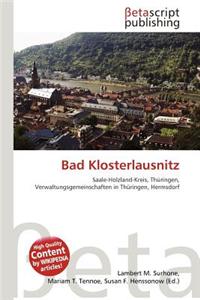 Bad Klosterlausnitz