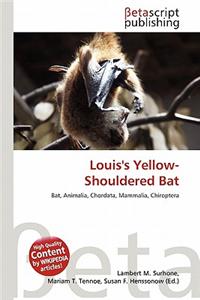 Louis's Yellow-Shouldered Bat