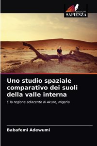 Uno studio spaziale comparativo dei suoli della valle interna