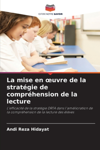 mise en oeuvre de la stratégie de compréhension de la lecture
