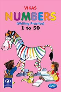 Navneet Numbers Book (1-50) Sr. K. G. | English | Pre School Book |