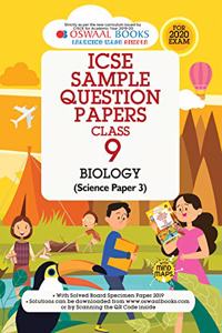 Oswaal ICSE Sample Question Papers Class 9 Biology Book (For March 2020 Exam)
