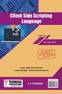 Client Side Scripting Language for MSBTE I Scheme (V - CO/CM/CW - 22519)