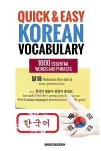 Quick and Easy Korean Vocabulary