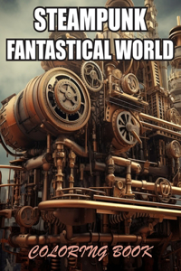 Steampunk Fantastical World Coloring Book