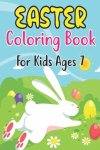 Easter Coloring Book For Kids Ages 7