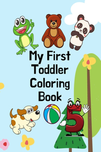 My First Toddler Coloring Book