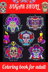 Sugar Skull coloring Book For Adult