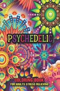 Psychedelic Coloring Book for adults stress relieving