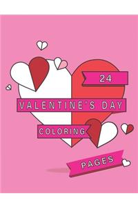 24 Valentines Day Coloring Pages