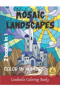 Mosaic Landscapes Color by Numbers