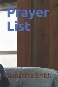 Prayer List