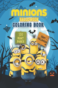 Minions Halloween Coloring Book