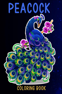 Peacock coloring book