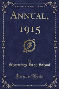 Annual, 1915 (Classic Reprint)