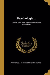 Psychologie ...