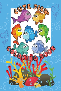 Cute Fish Coloring Book