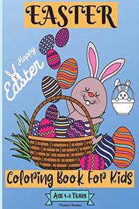 Easter Coloring Book For Kids Ages 4-8 years: Wonderful Easter Coloring Pages for Boys and Girls suitable Age 4-8 Years with Amazing Graphics for Your Kid to Color and Enjoy Perfect as a Gift!