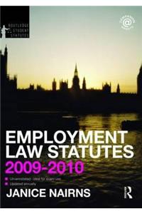 Employment Law Statutes 2009-2010