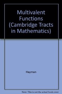 Multivalent Functions