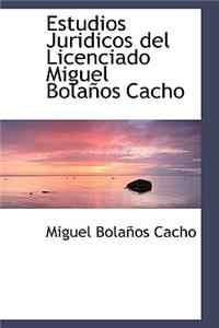 Estudios Juridicos del Licenciado Miguel Bolaños Cacho