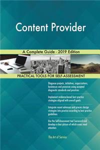Content Provider A Complete Guide - 2019 Edition