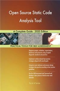 Open Source Static Code Analysis Tool A Complete Guide - 2020 Edition