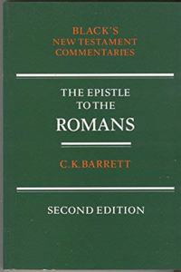 Epistle to the Romans (Black's New Testament Commentaries) Paperback â€“ 1 January 1991