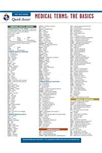 Medical Terms: The Basics - Rea's Quick Access Reference Chart