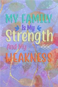 My FAMILY Is My Strength And My Weakness