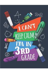 I Can't Keep Calm I'm In Third Grade