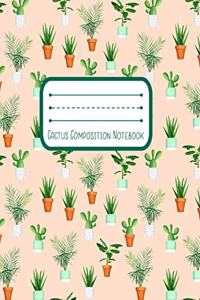 Cactus Composition Notebook