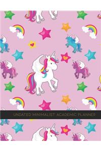Undated Minimalist Academic Planner