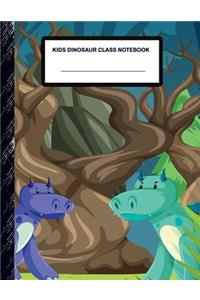 Kids Dinosaur Class Notebook